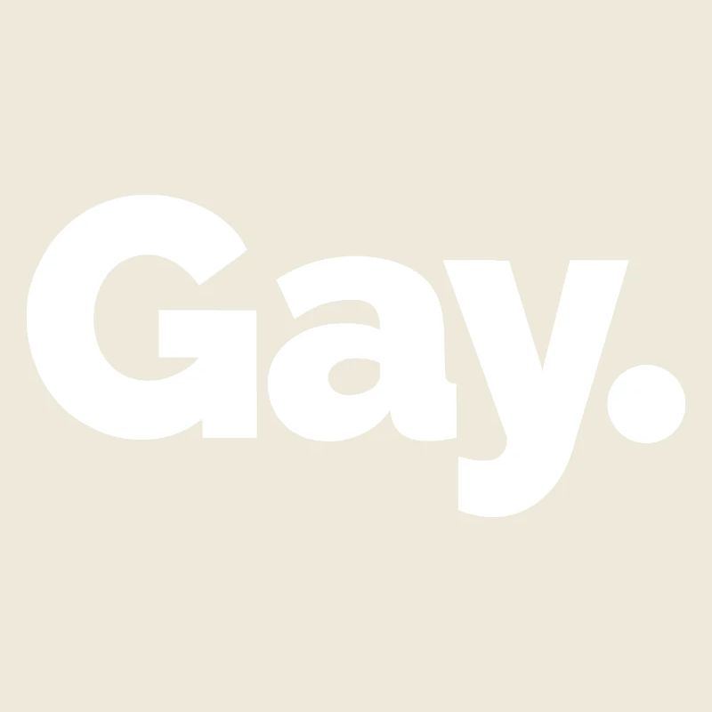 Schwul. Pride Bold Typographic