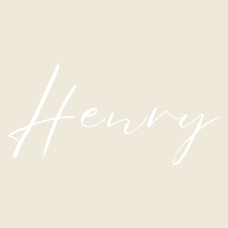 Henry Name T-Shirt Gift for Men