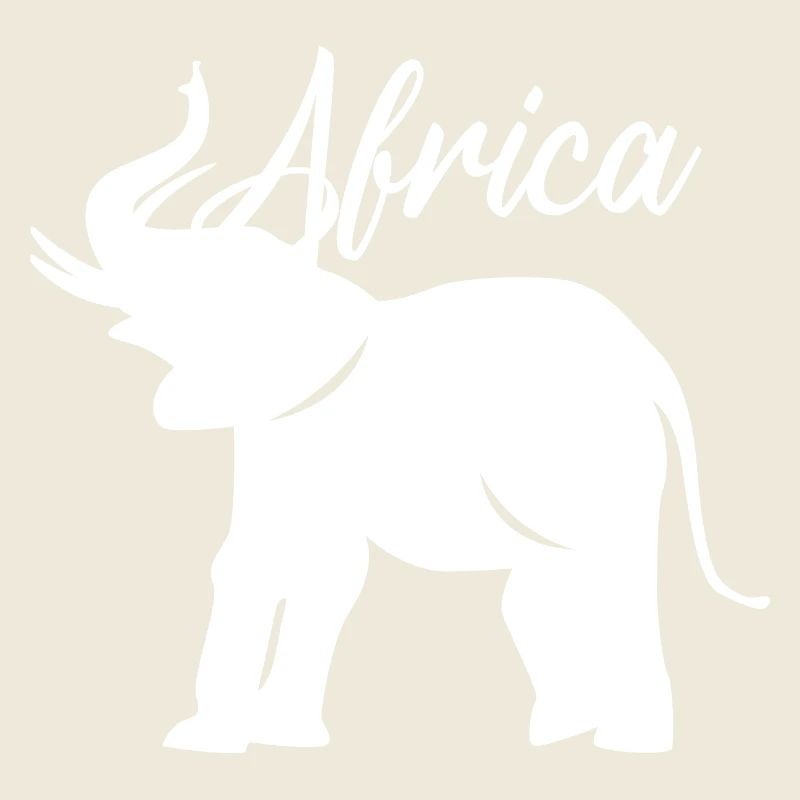 Africa Elephant Elephant Continent Icon Graphic