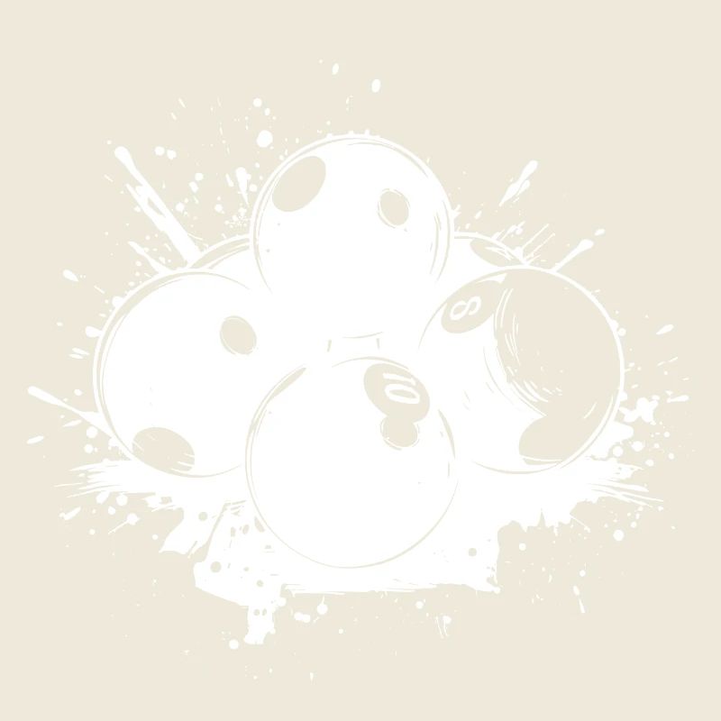 Billardkugeln Graffiti