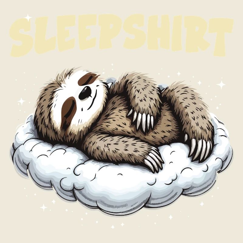 Faultier Sleepshirt Chillen Morgenmuffel
