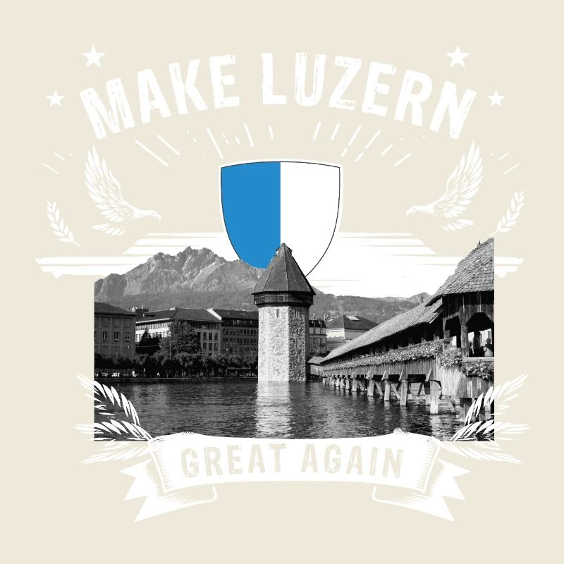 MAKE LUZERN GREAT AGAIN KI mit Wappen