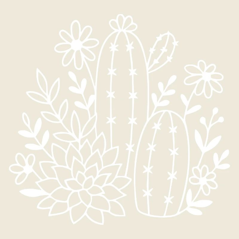 Wüstengarten-Blüten