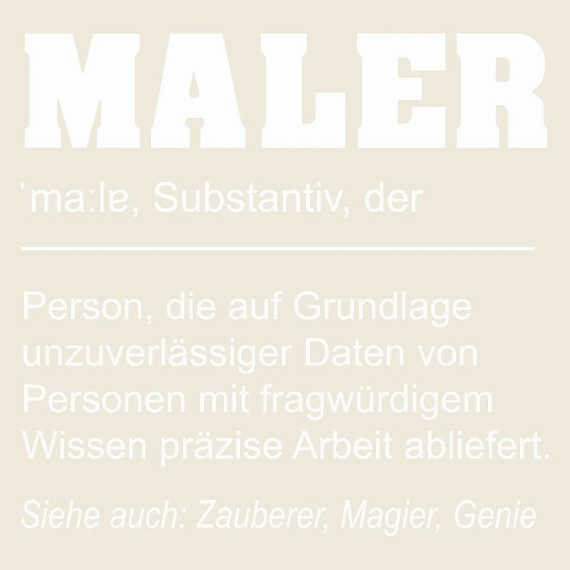 Lustige Definition Maler Beruf