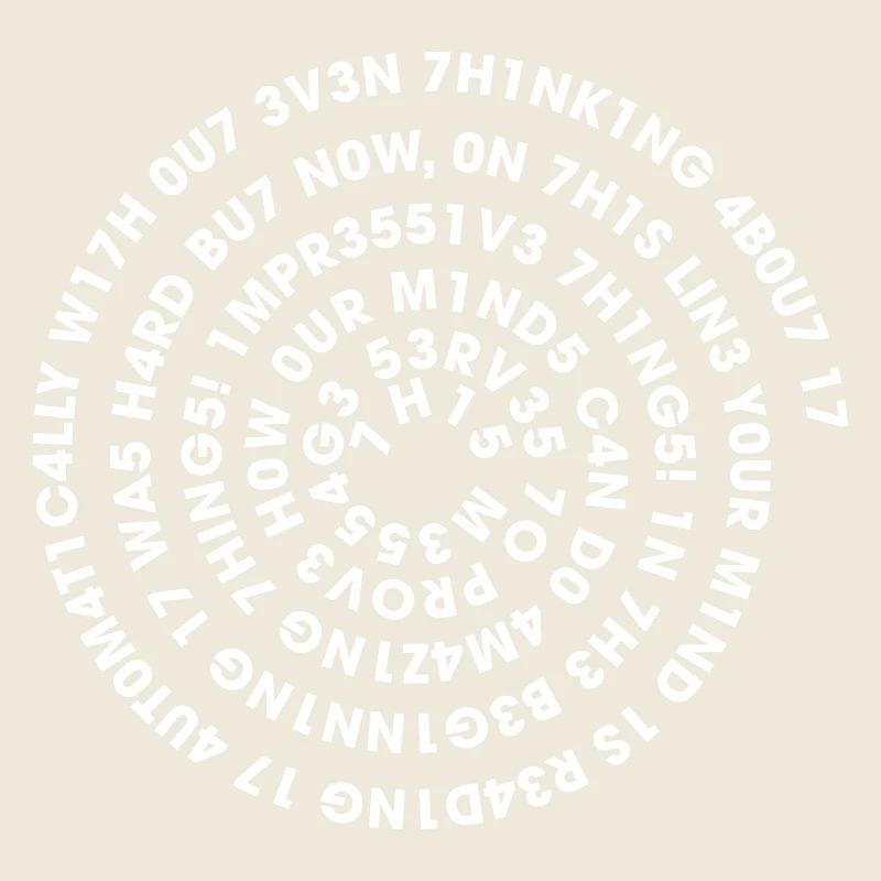 Leetspeak Spirale – Nerd Code 1337 Geek Design