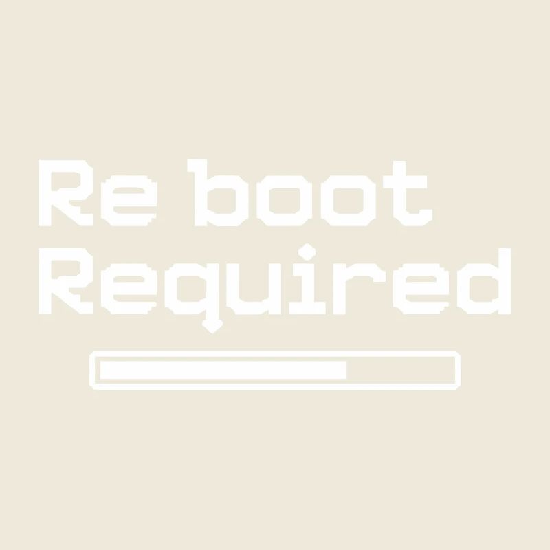 Redémarrage requis - Style de jeu rétro