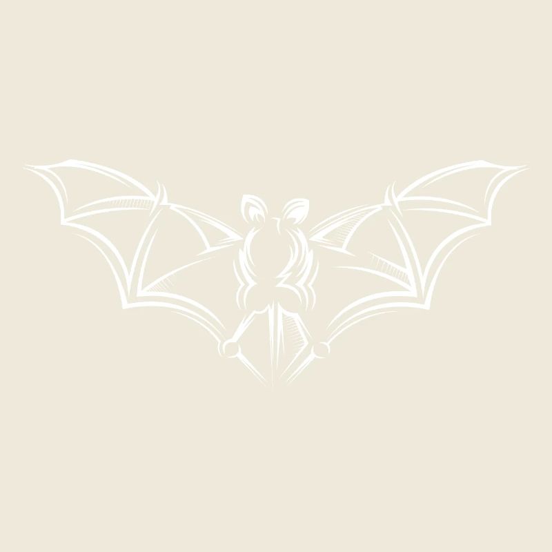 fledermaus bat symbol symbole Illustration sketch