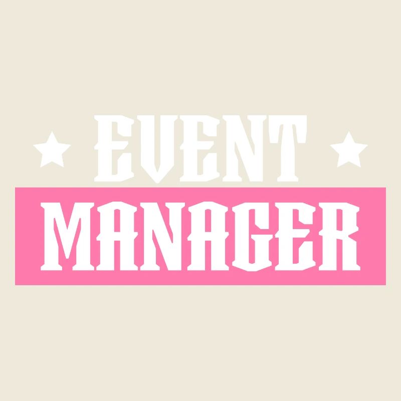 Event Manager rosa tshirt schwarz