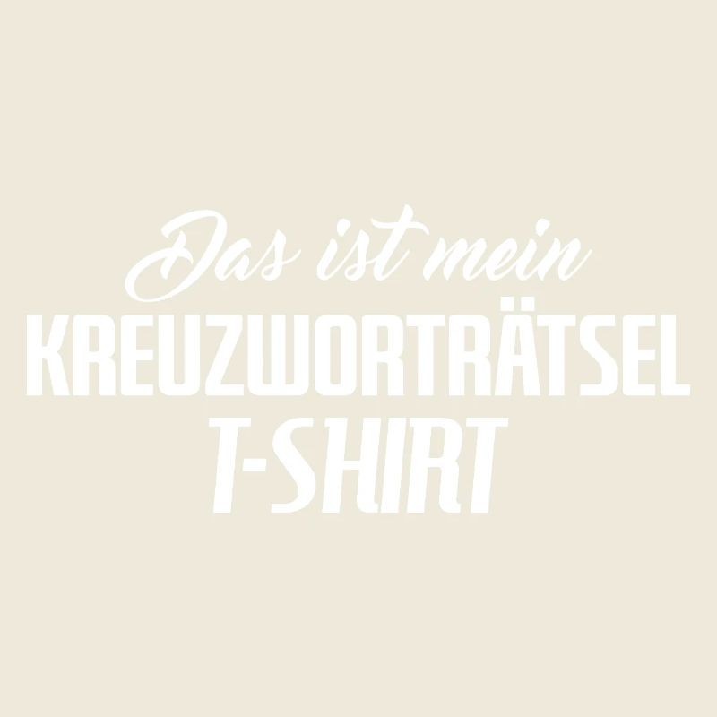 Kreuzworträtsel T Shirt Spruch