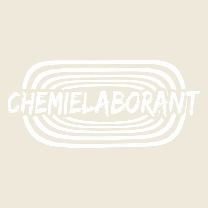 Logo de la bague du technicien de laboratoire chimique