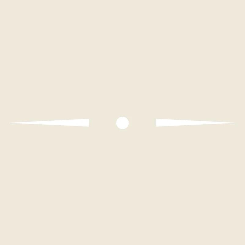 Dünne Header Trennlinie mit Punkt