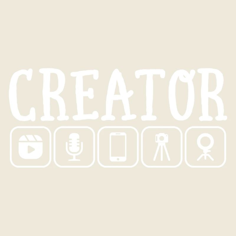 Content Creator Vlogger Online Streamer Influencer