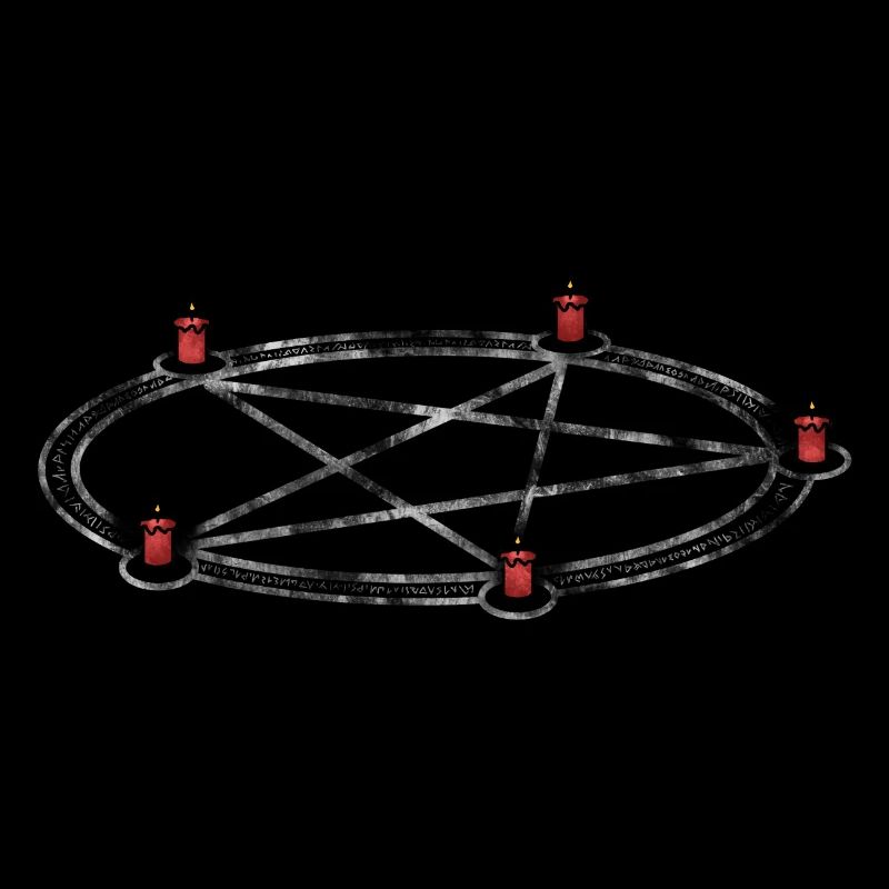 Verfluchtes Pentagramm | Summoning Circle | Kerzen