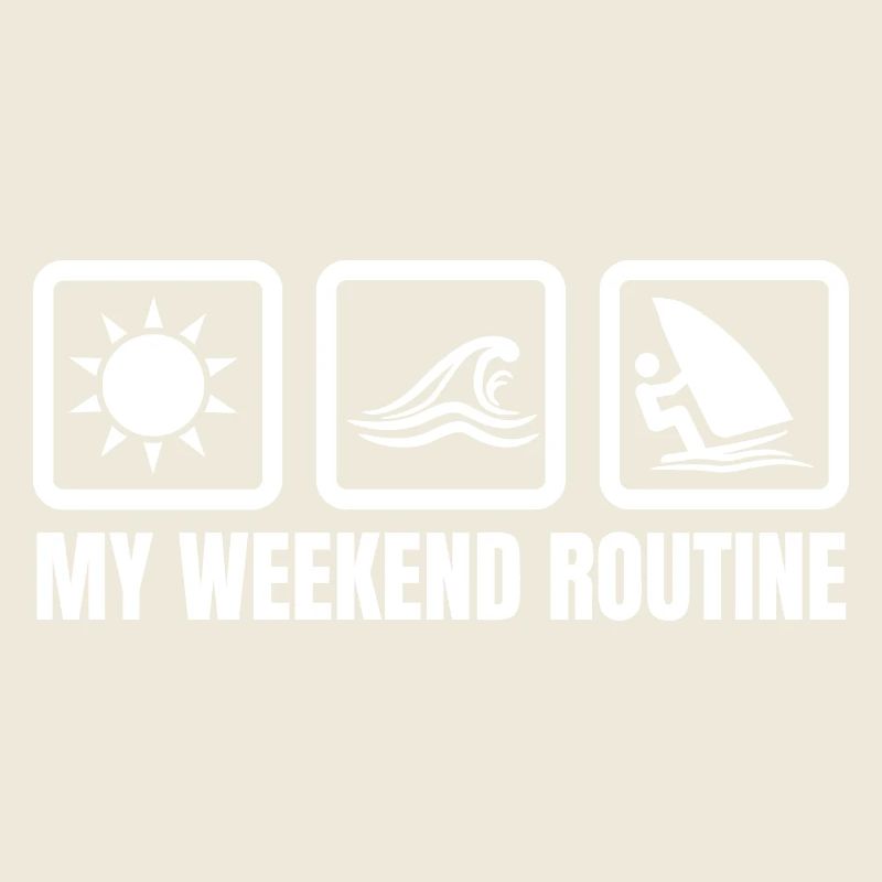My weekend routine