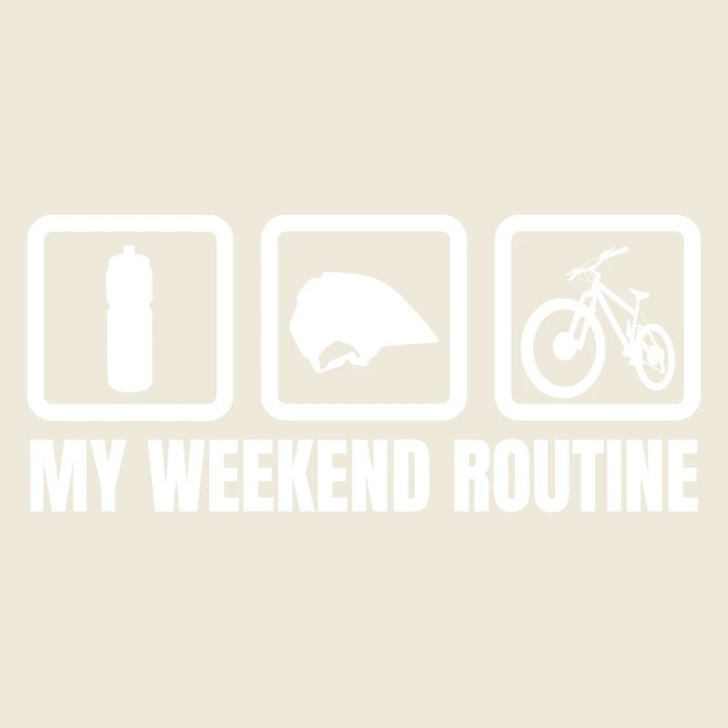 Routine du week-end de vélo de montagne