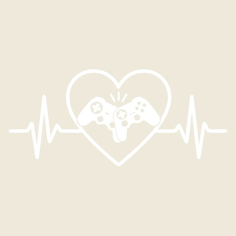 Console Controllers Heart Gamer Love Video Game
