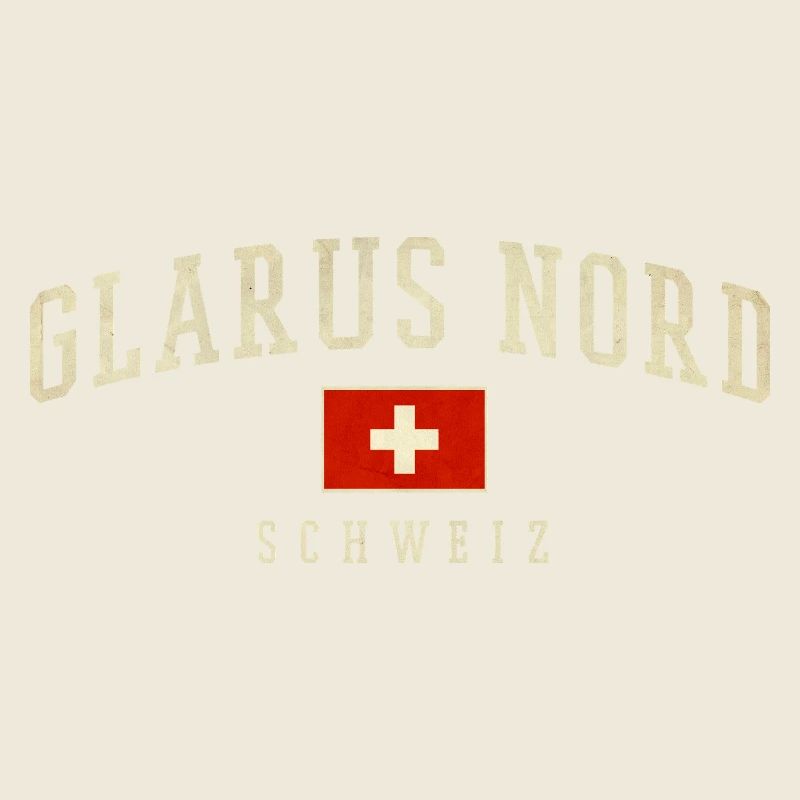 Emblème vintage suisse de Glarus Nord