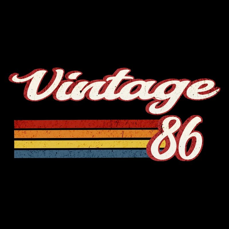 Vintage 86 Retro Geburtstag