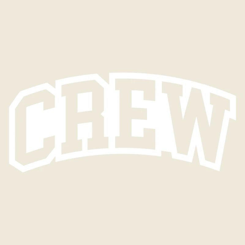 Crew lettering