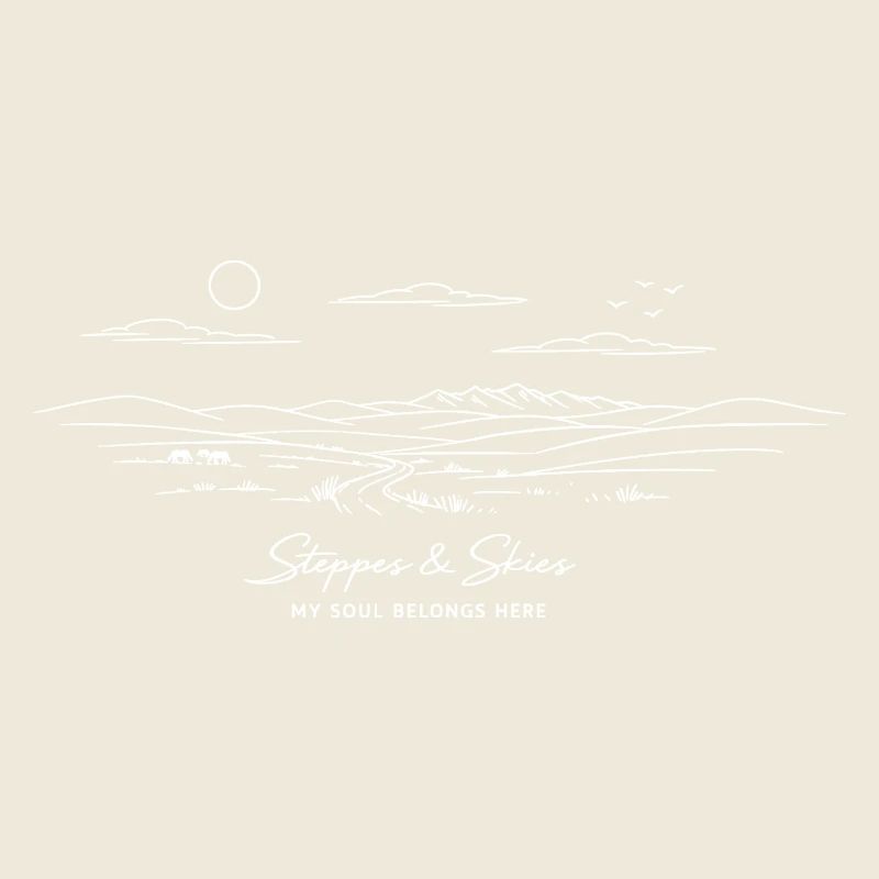 Steppes & Skies: Kasachstan Steppe Minimalist