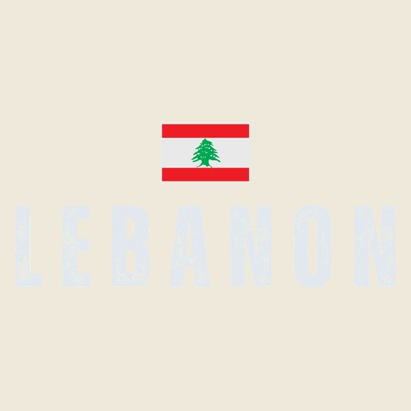 Stolzer Libanese, Flagge des Libanon