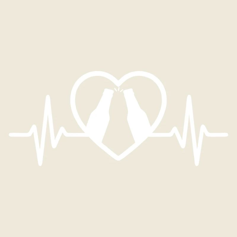 Herzflaschen Bier-Aperitif-Geschenk