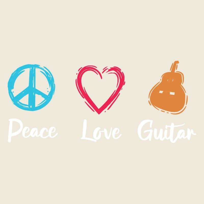 Peace Love Guitar