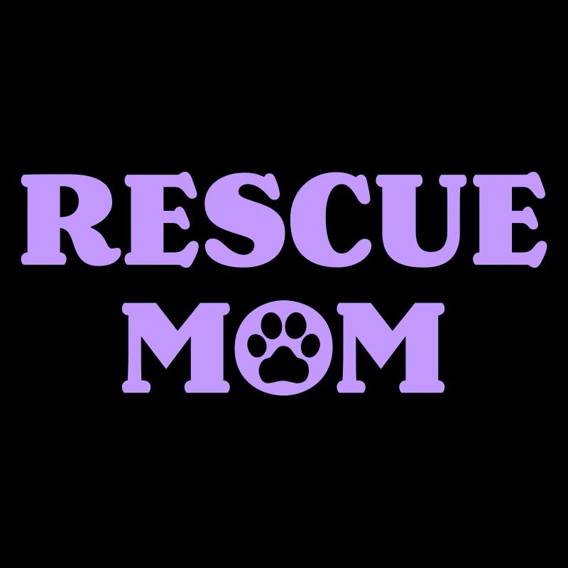 Rescue Mom – Liebevolles Tierschutz-Design