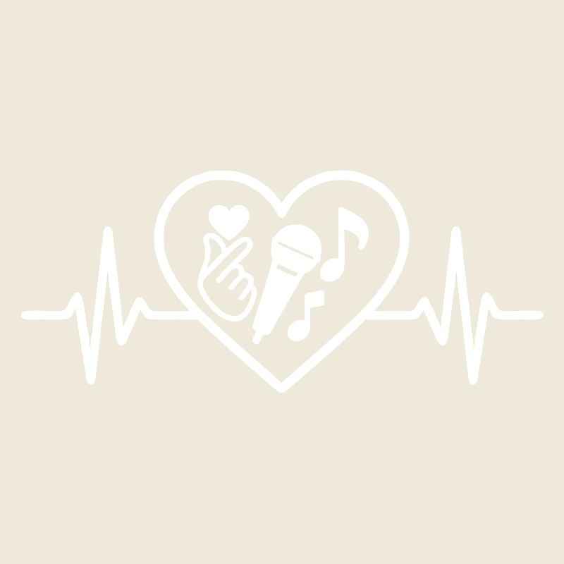 K-pop Heart Finger Heart Micro Music