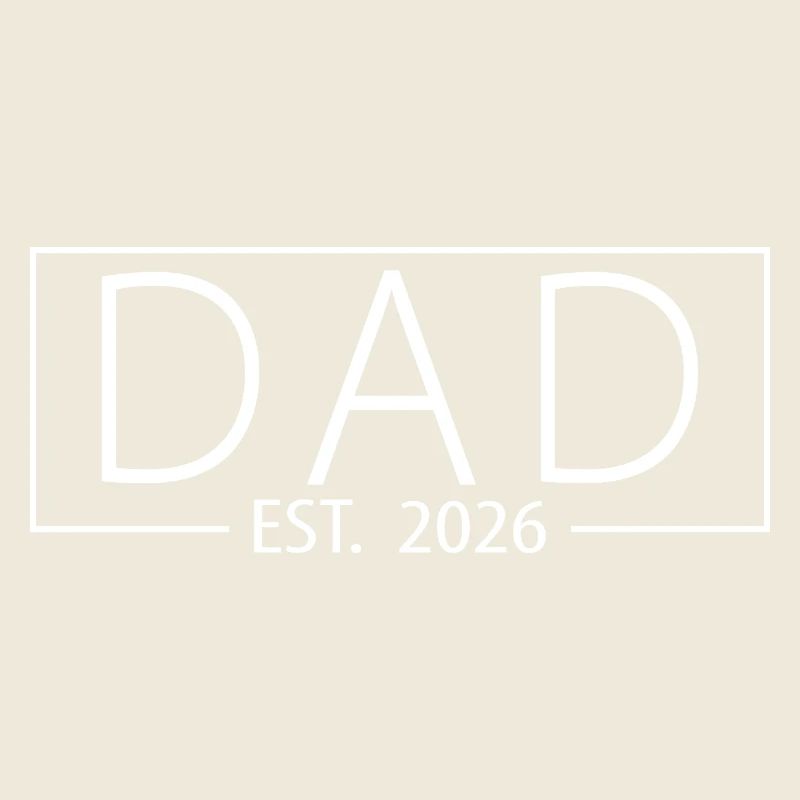 T-shirt graphique Logo Papa EST 2026