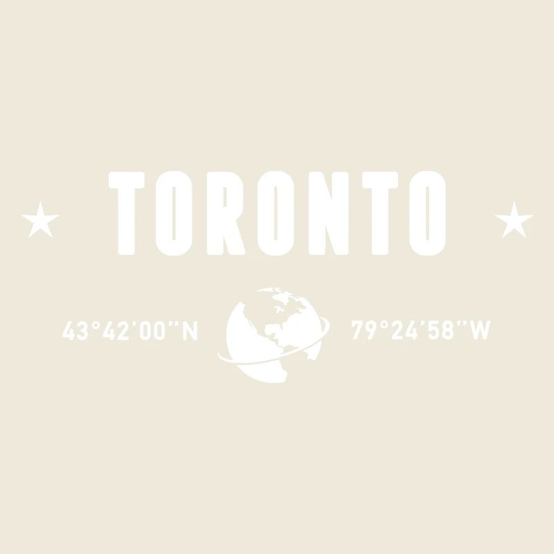 Toronto, Canada, coordonne Planet Earth White
