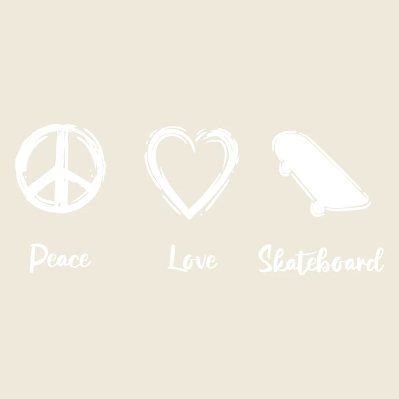 Peace Love Skateboard
