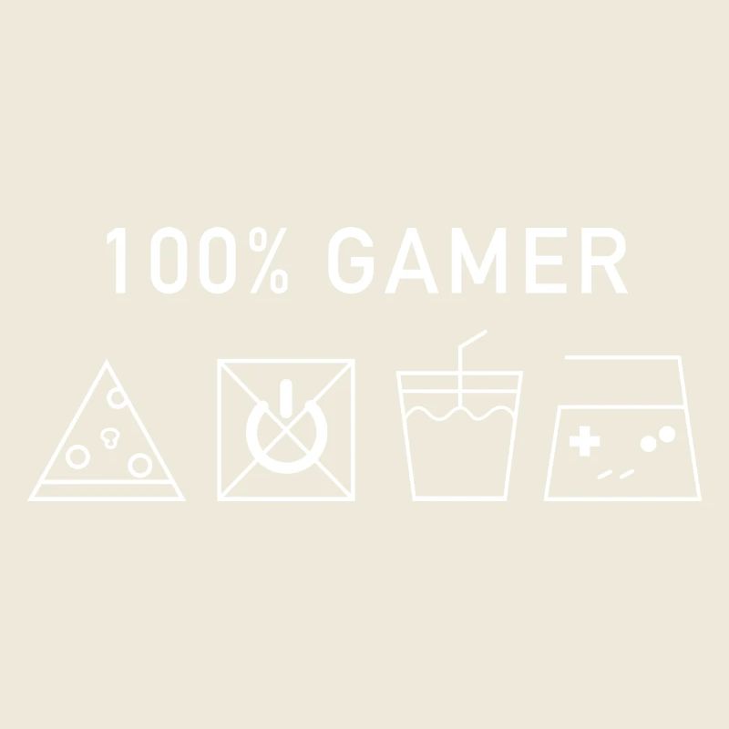 100% Gamer (White Version)