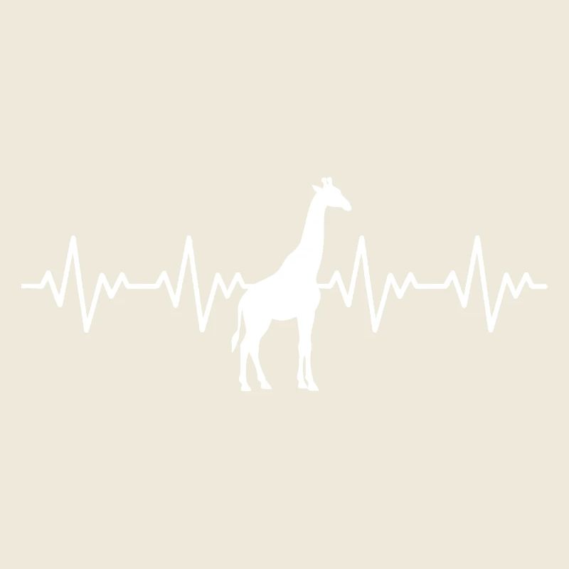 Giraffe EKG Herzschlag