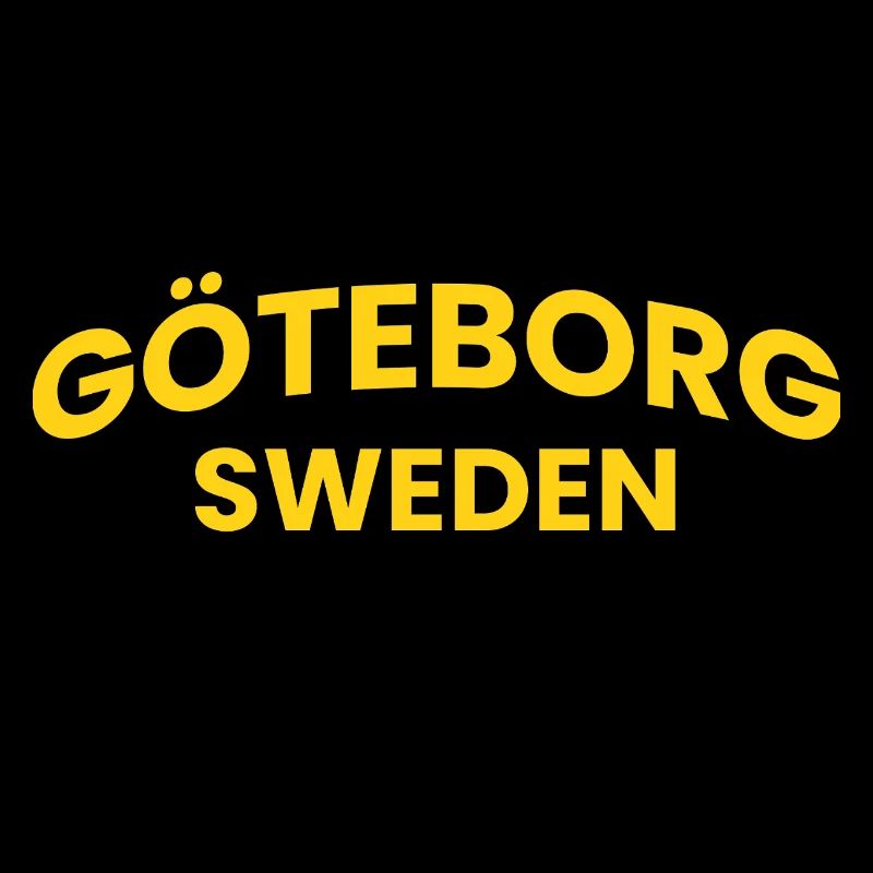 GÖTEBORG Sweden Arc Text