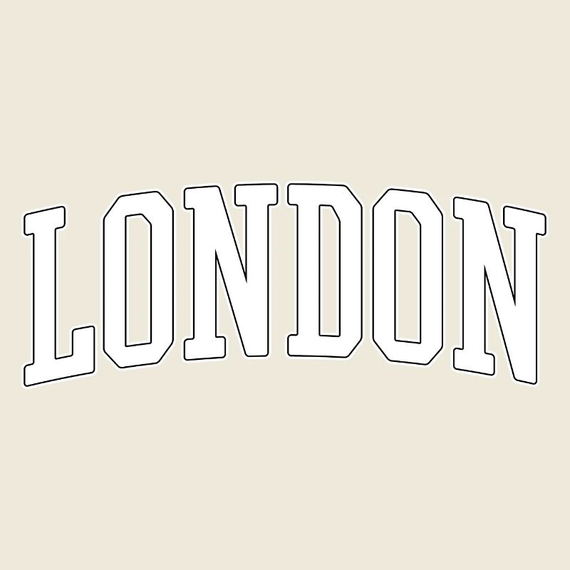 LONDON Block Font Big City Logo