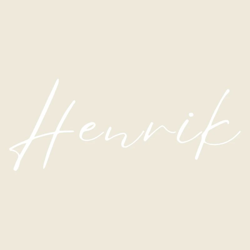 Henrik Name T-Shirt Gift for Men