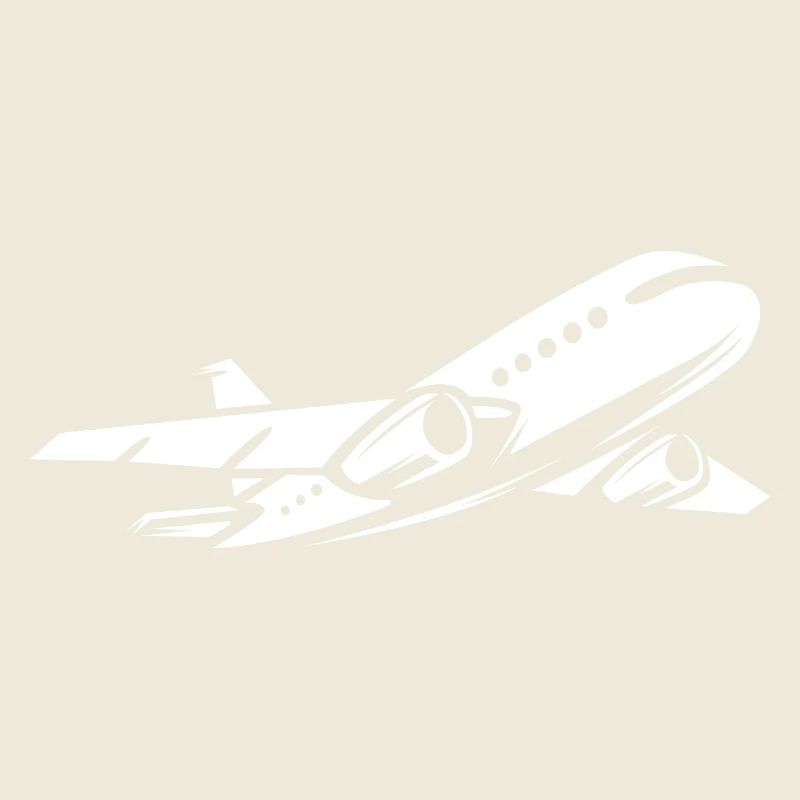 Passagierflugzeug im Flug - Fliegerei und Piloten