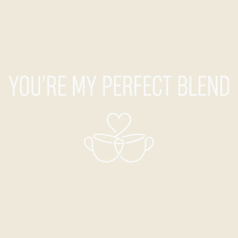 Perfect Blend Valentine - Coffee Lovers White