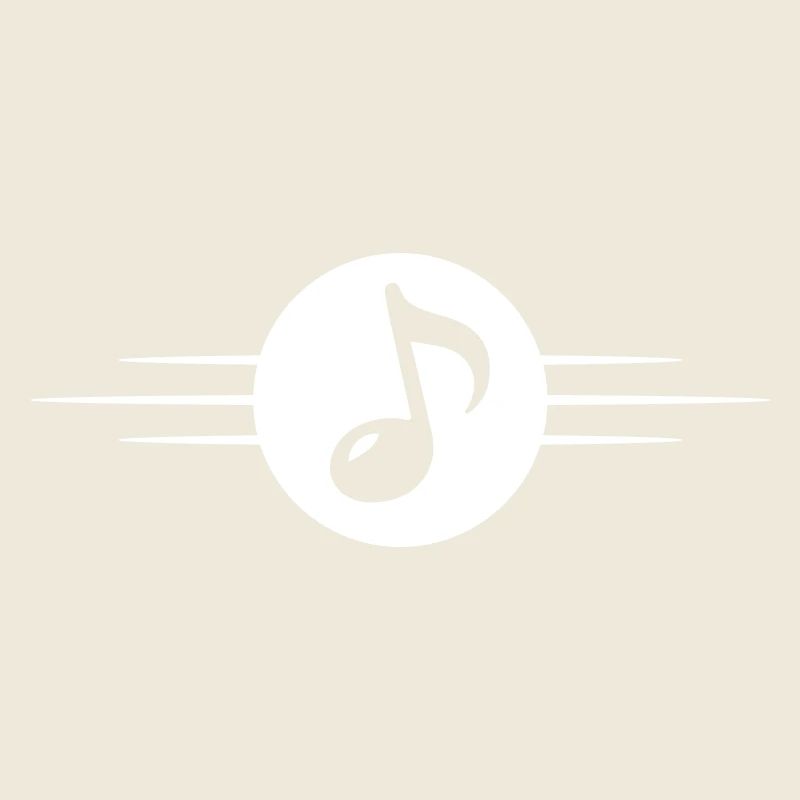 Musiknote Symbol Linie