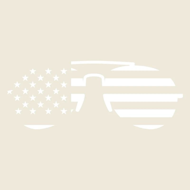 Lunettes de soleil USA – Aviator Flag Cool Pilot Style