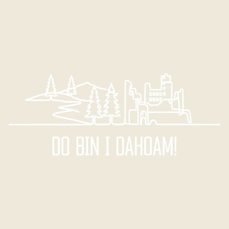 Dahoam - Baden proverb dialect Black Forest