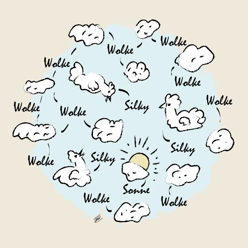 Nuage de soie