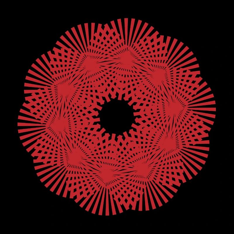 Mandala | Rayons de soleil | Modèle