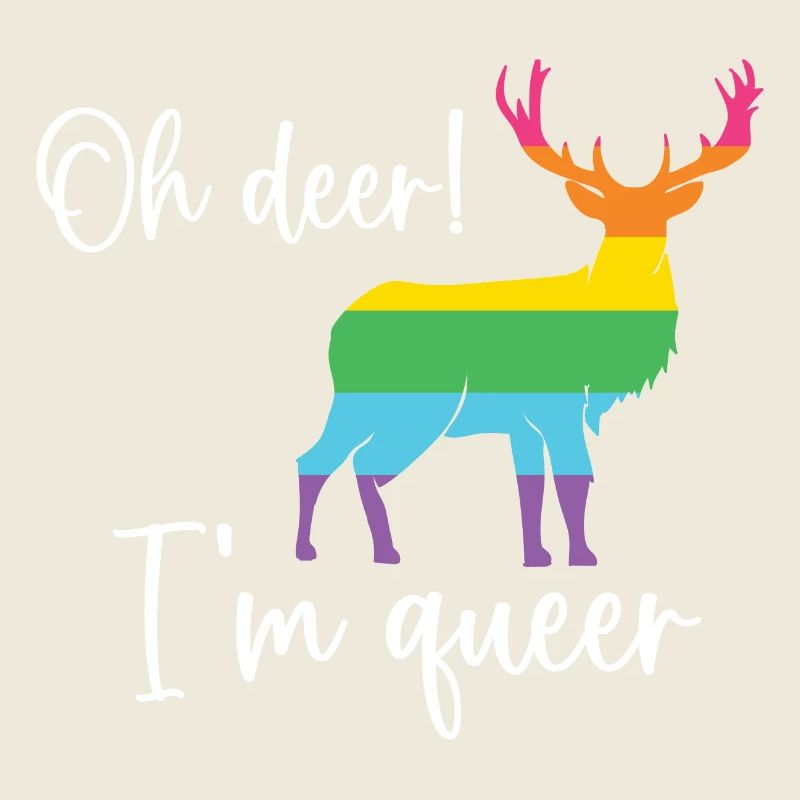 Pride Month LGBTQ - Oh Hirsch, ich bin queer!