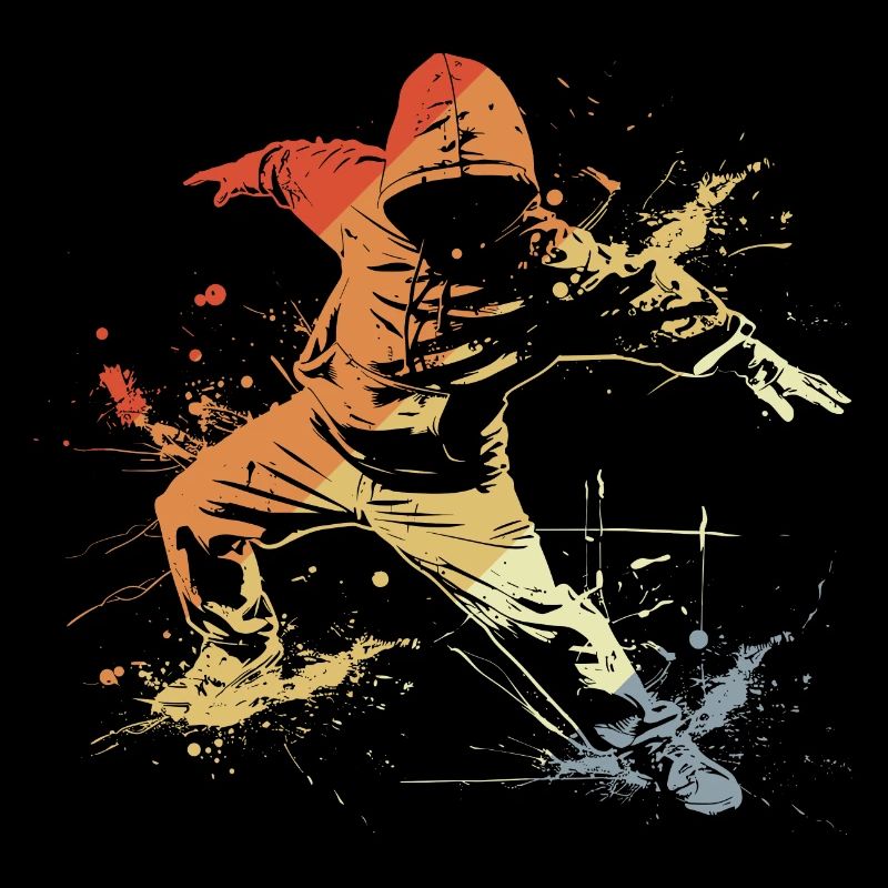 Breakdancer Vintage Look