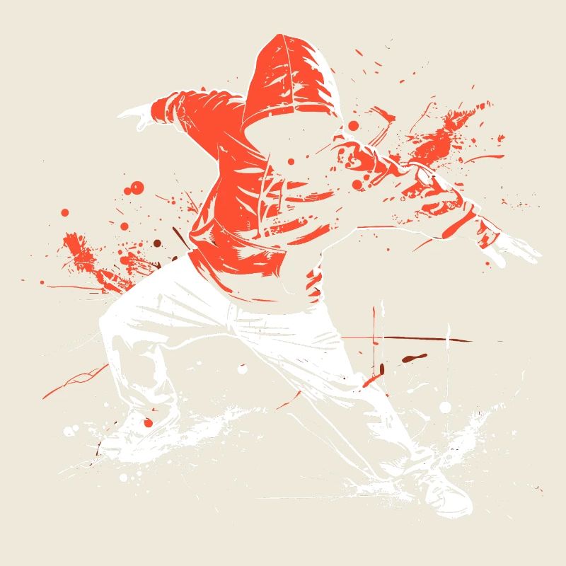 Breakdancer Streetart