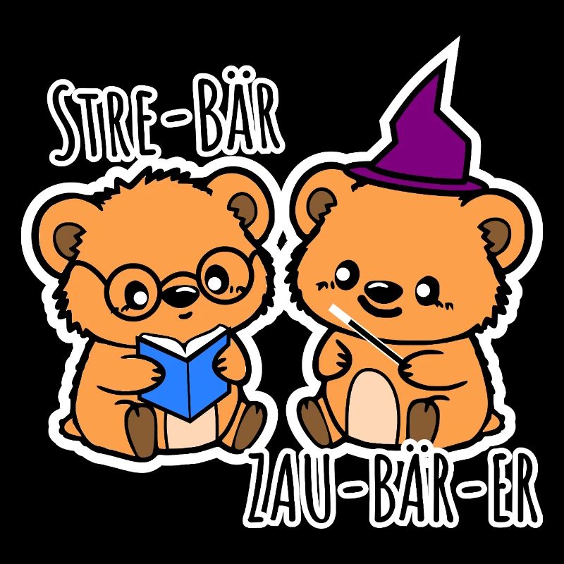 Meilleurs amis mignons : StreBär et ZauBärer
