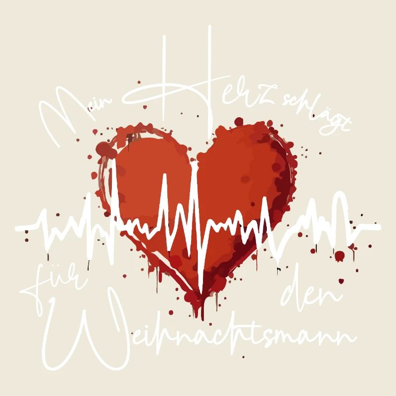 Herzschlag fürs Weihnachtsfest Weihnachtsmann