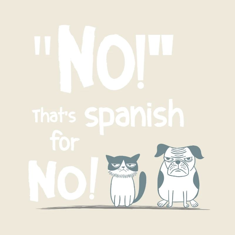 Non – espagnol pour Non ! Drôle d’expression animale